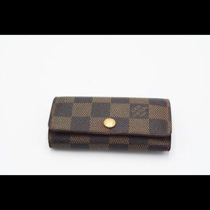 LOUIS VUITTON DAMIER EBENE KEY HOLDER
